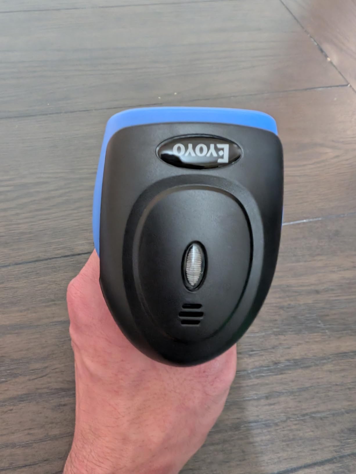 Eyoyo 1D 2D Barcode Scanner Wireless Bluetooth Handheld Cordless | QR Bar Code Reader, 2500mAh, USB Wired, For Library, Warehouse Inventory customer photo 1