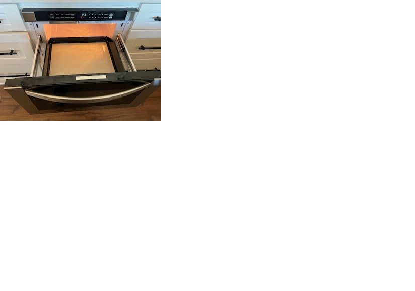 KoolMore 24 Inch Stainless-Steel Microwave Drawer with 1.2 cu. ft. Capacity, 1000W Power with 10 Custom Cooking Levels, Memory, and Timer Functions, Wall-Mounted with Flat Bottom (KM-MD-1SS) customer photo 1