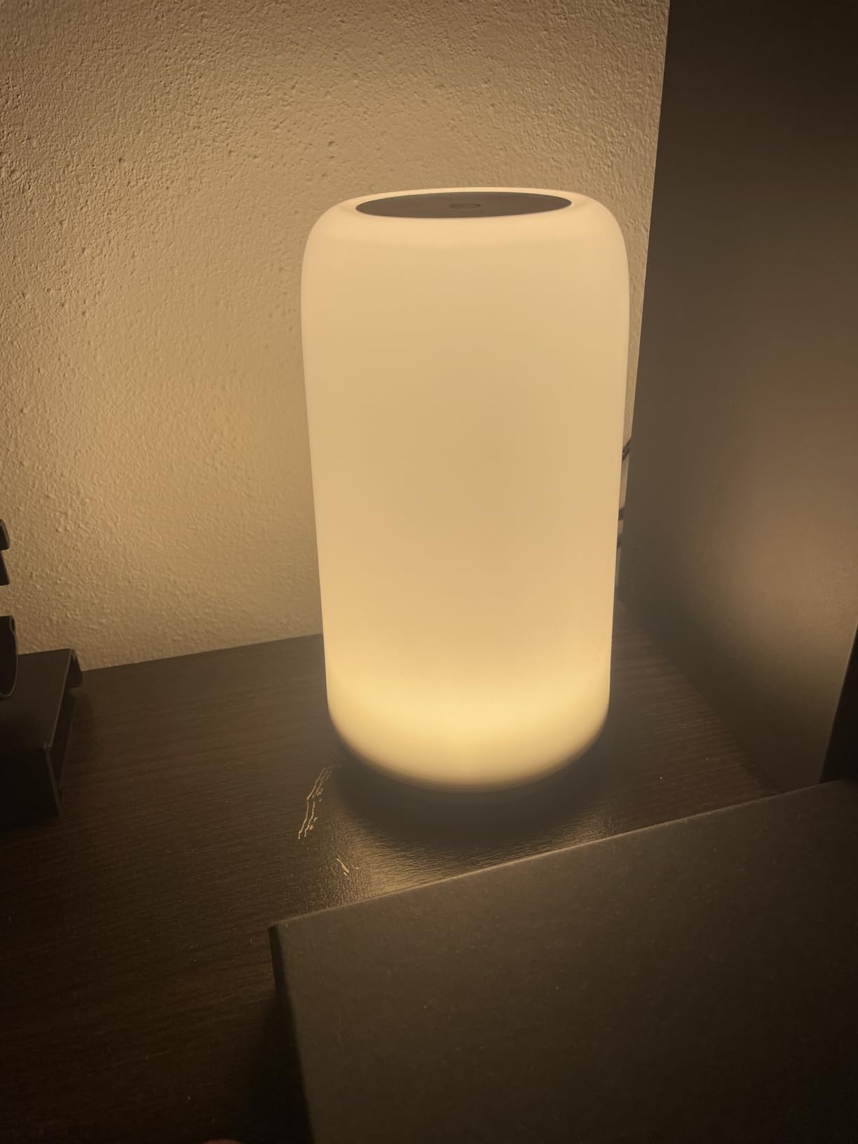 Touch Bedside Table LED Lamp, [Sleek Design & RGB Mode] Multi-Color Dimmable with Warm White Lights, Birthday Gifts for Women Mom, Smart Nightstand Small Lamp for Bedroom Living Room Home Decor customer photo 1
