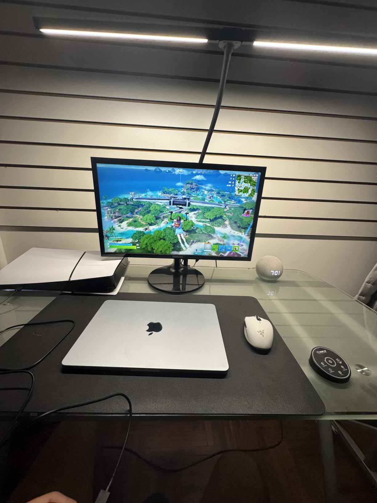 Pzloz Led Desk Lamp for Office Home - Eye Caring Architect lamp with Clamp, Dual Screen Computer Monitor Work Smart Light: 24W 5 Color Flexible Adjustable Lighting Table Lamp for Study Drafting customer photo 1