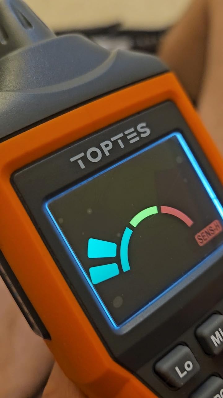 PT520A Natural Gas Detector, Gas Leak Detector with 17-Inch Gooseneck, Locating The Source Like Propane, Methane, and Butane for Home and RV (Includes Battery x3) - Orange customer photo 1