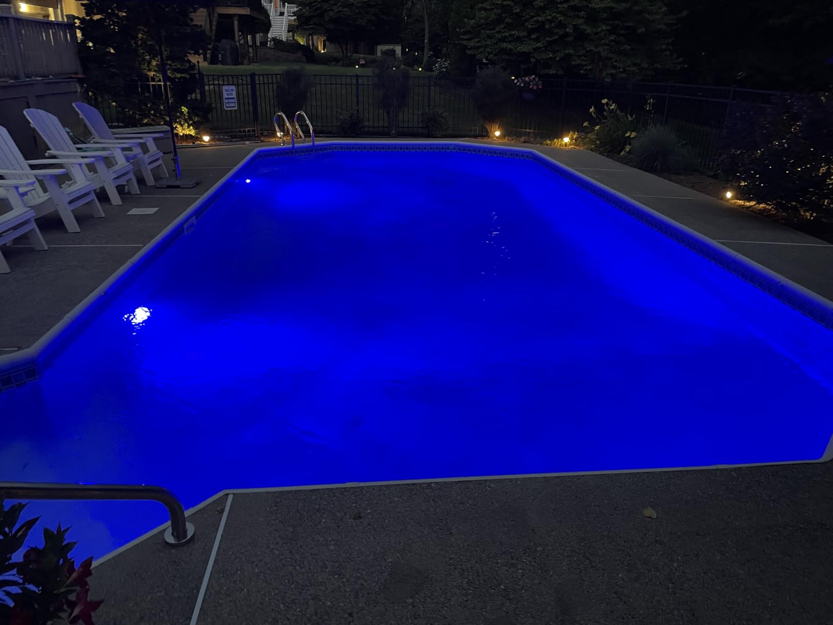 Life-Bulb Smart Pool LED Pool Lights for Inground Pool, Wall Mounted, Color Changing with Remote - 75ft Cable, Works with Remote or Phone App - iOS/Android Compatible, Lifetime Replacement Program customer photo 1