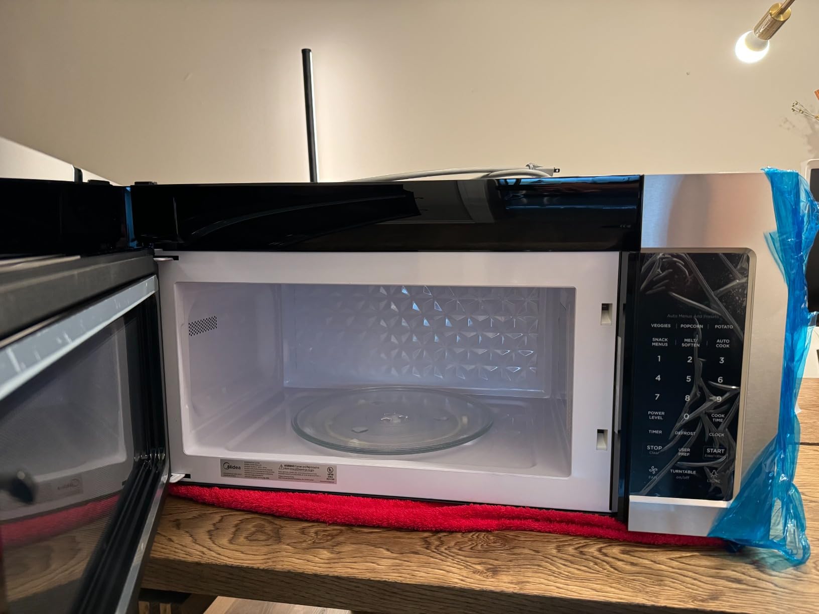 Midea Over the Range Microwave Oven, 1.7 Cu.Ft, 1000W, Stainless Steel | Smart Touch Panel, 18 Auto Cook Menus, 300 CFM Ventilation, 10 Power Levels customer photo 2