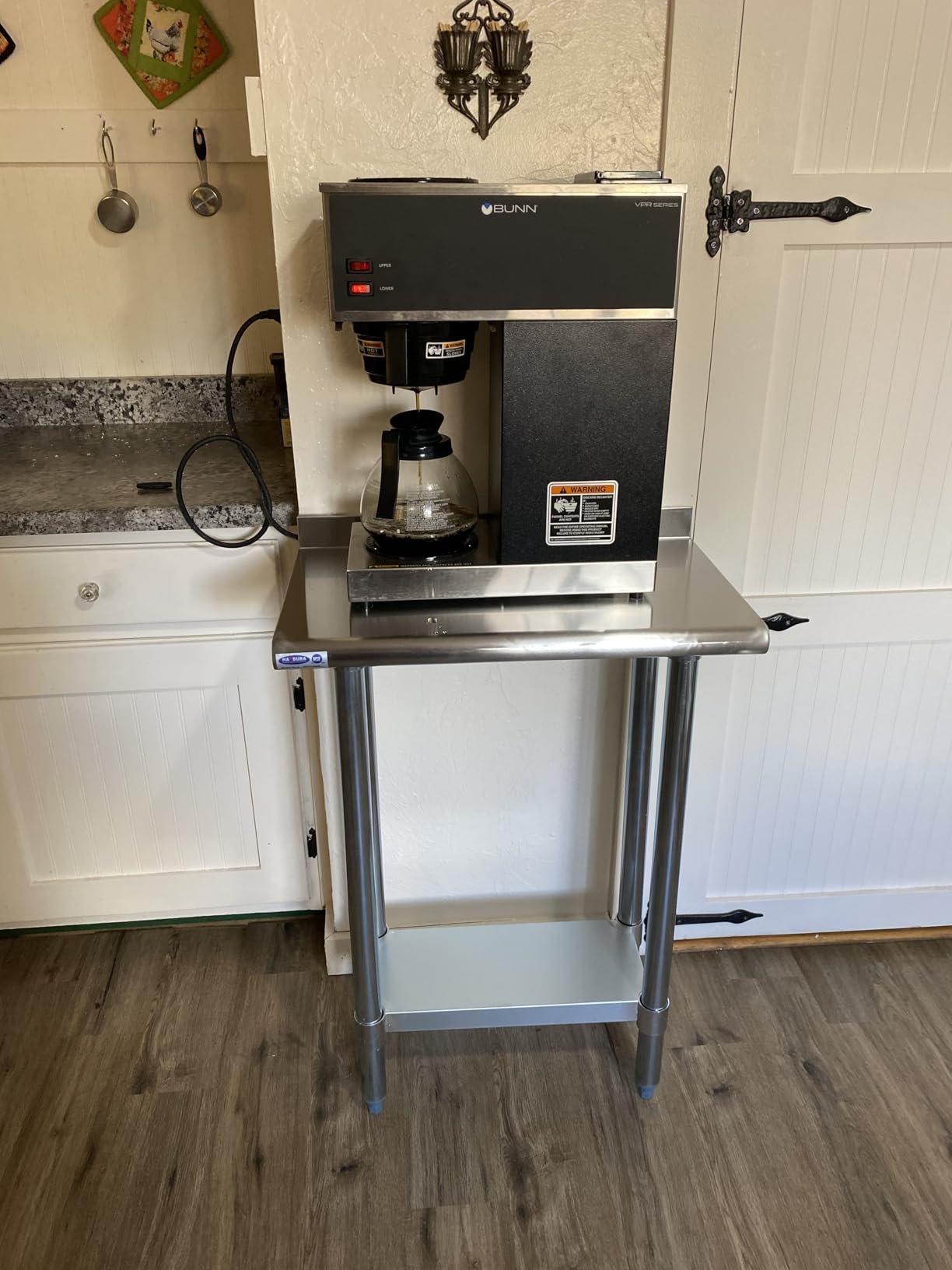 HARDURA Stainless Steel Prep & Work Table 24 x 60 Inches Backsplash | NSF, Heavy Duty Commercial, Undershelf, for Restaurant Kitchen Home and Hotel customer photo 2