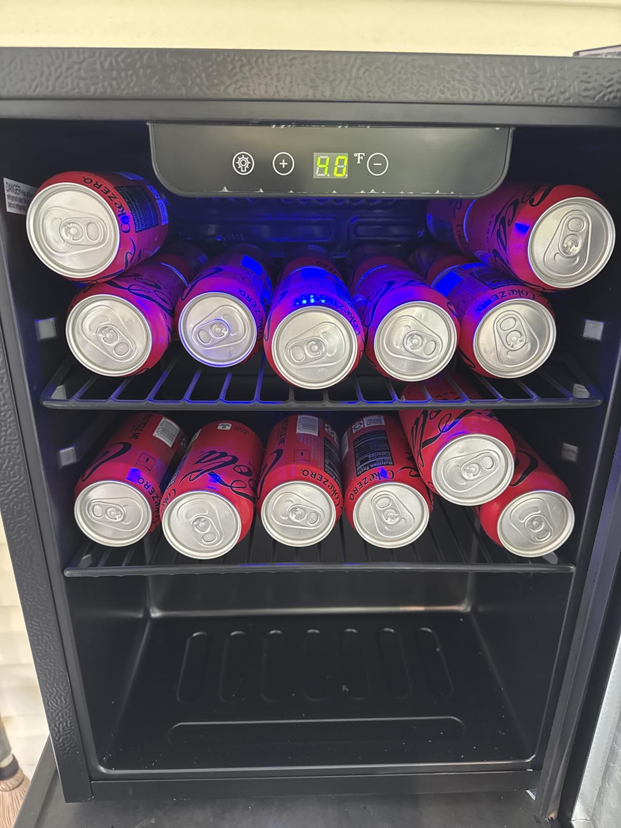 Antarctic Star Beverage Refrigerator Cooler 68 Can, Mini Fridge with Glass Door for Beer Drinks Wine, Freestanding Small Fridge with Electronic Temperature Control for Home and Bar, 1.7 cu.ft customer photo 2