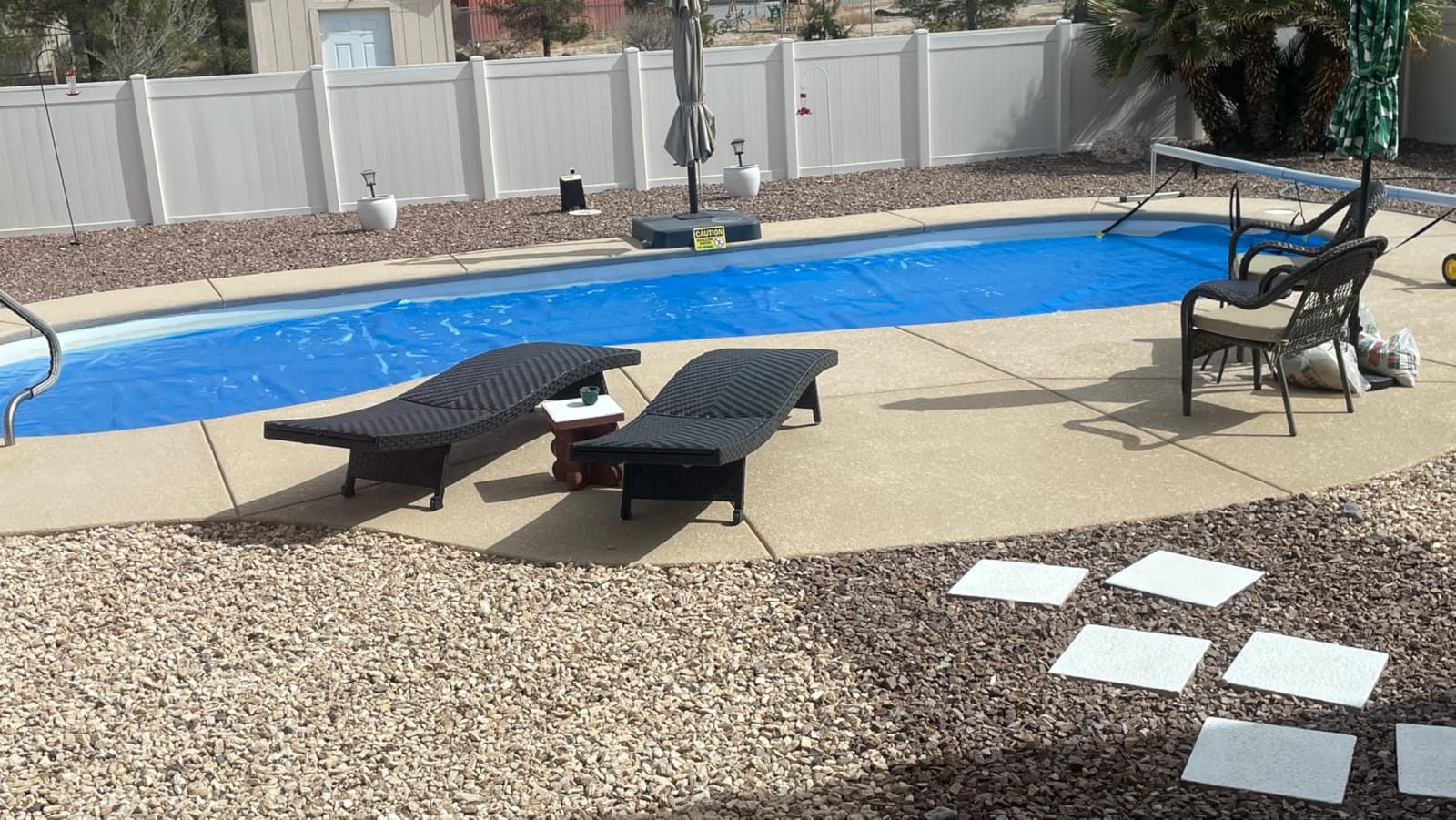 BigXwell Heavy-Duty Solar Pool Cover 16x32ft - 16Mil Blue | Rectangle for Large Inground Pools, Heat-Retaining, Cuts Evaporation 95%, Blocks Leaves & Debris, Easy to Trim to Fit customer photo 1