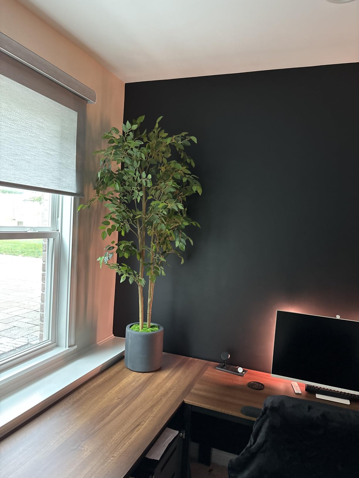 Nafresh 6ft UV Resistant Ficus Tree Artificial customer photo 1