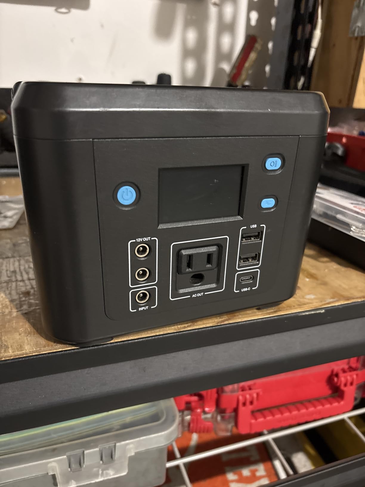 600W Portable Power Station, 296Wh Lithium Solar Generator for Camping | Powkey Battery Powered Power Bank with 110V AC Outlet, Emergency Backup Battery for CPAP, Outdoor & Home Use customer photo 2