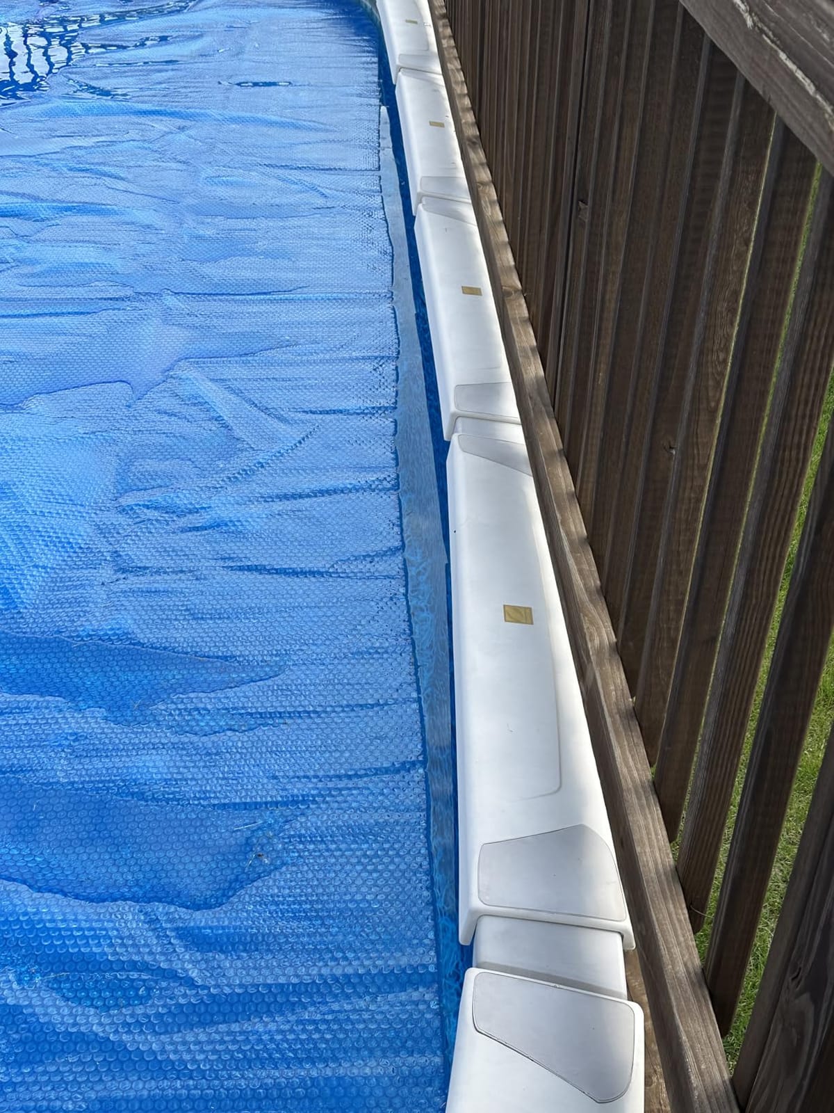 In The Swim 18' x 33' Premium Blue Oval Solar Pool Cover 12 Mil | For Solar Heating Above Ground Pools and Inground Pools customer photo 1