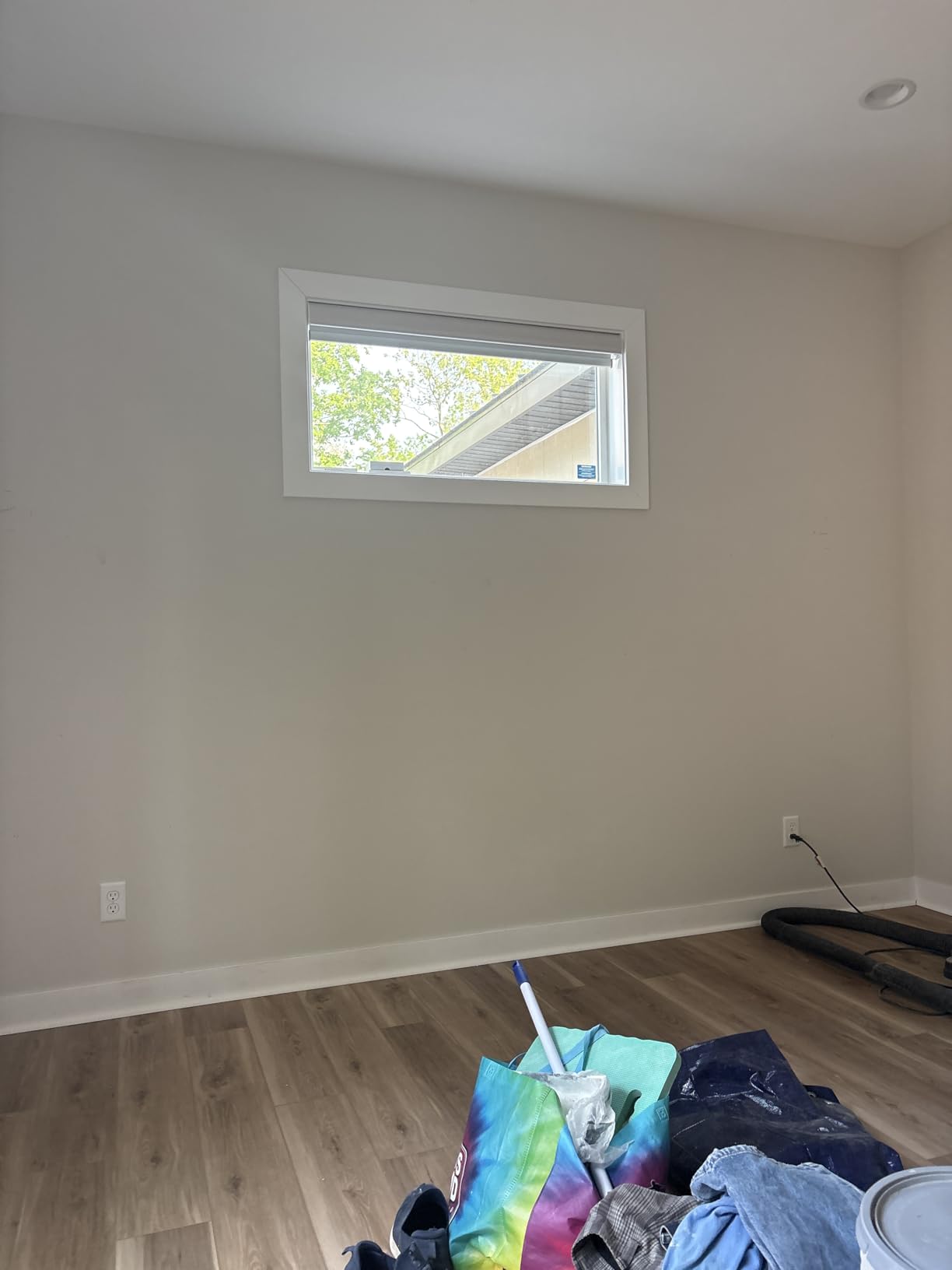 Motorized Roller Shades, 100% Blackout, Classic White | Automatic Blinds for Indoor Windows, Works with Alexa Google Apple Home, Remote & App Control,Solar/USB Charging,Custom Size customer photo 1