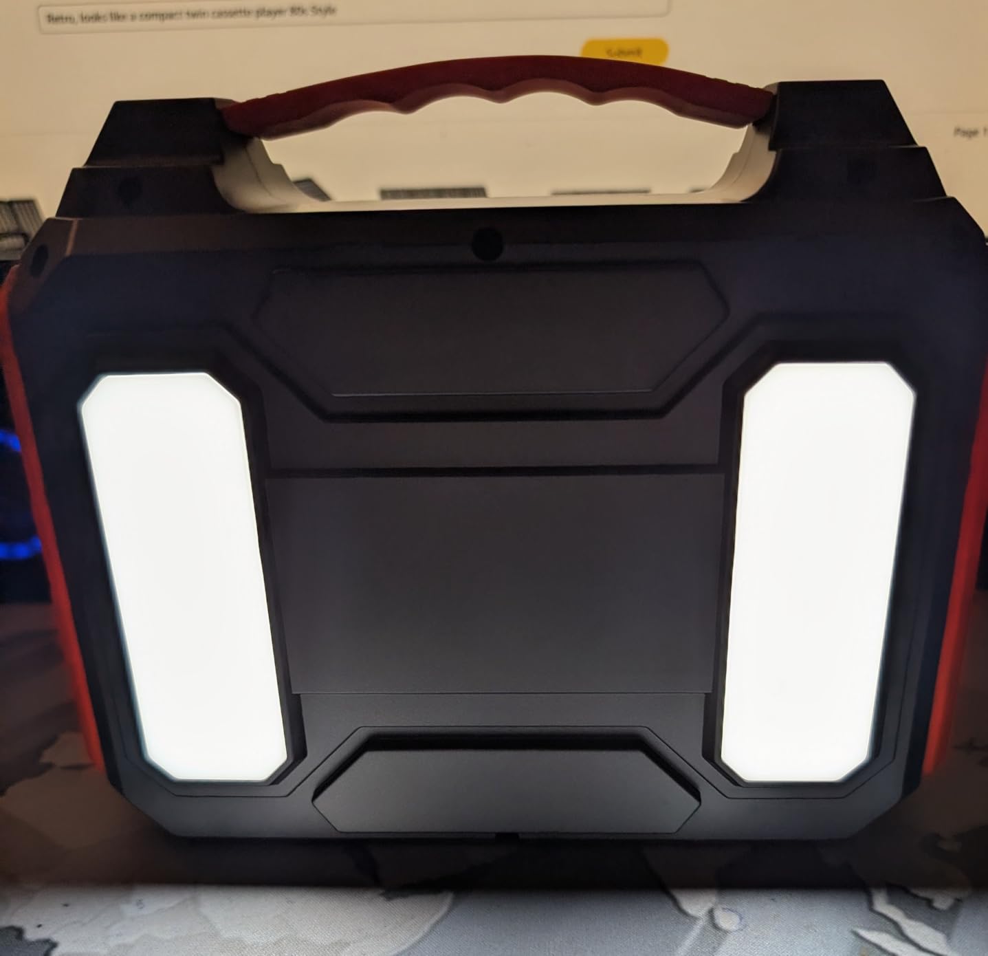 Portable Solar Generator 300W Portable Power Station with 60W Solar Panel | 110V Pure Sine Wave 280Wh Battery Solar Power Pack with USB QC3.0 DC AC Outlet for Camping Smart Device RV Van Outdoor customer photo 2