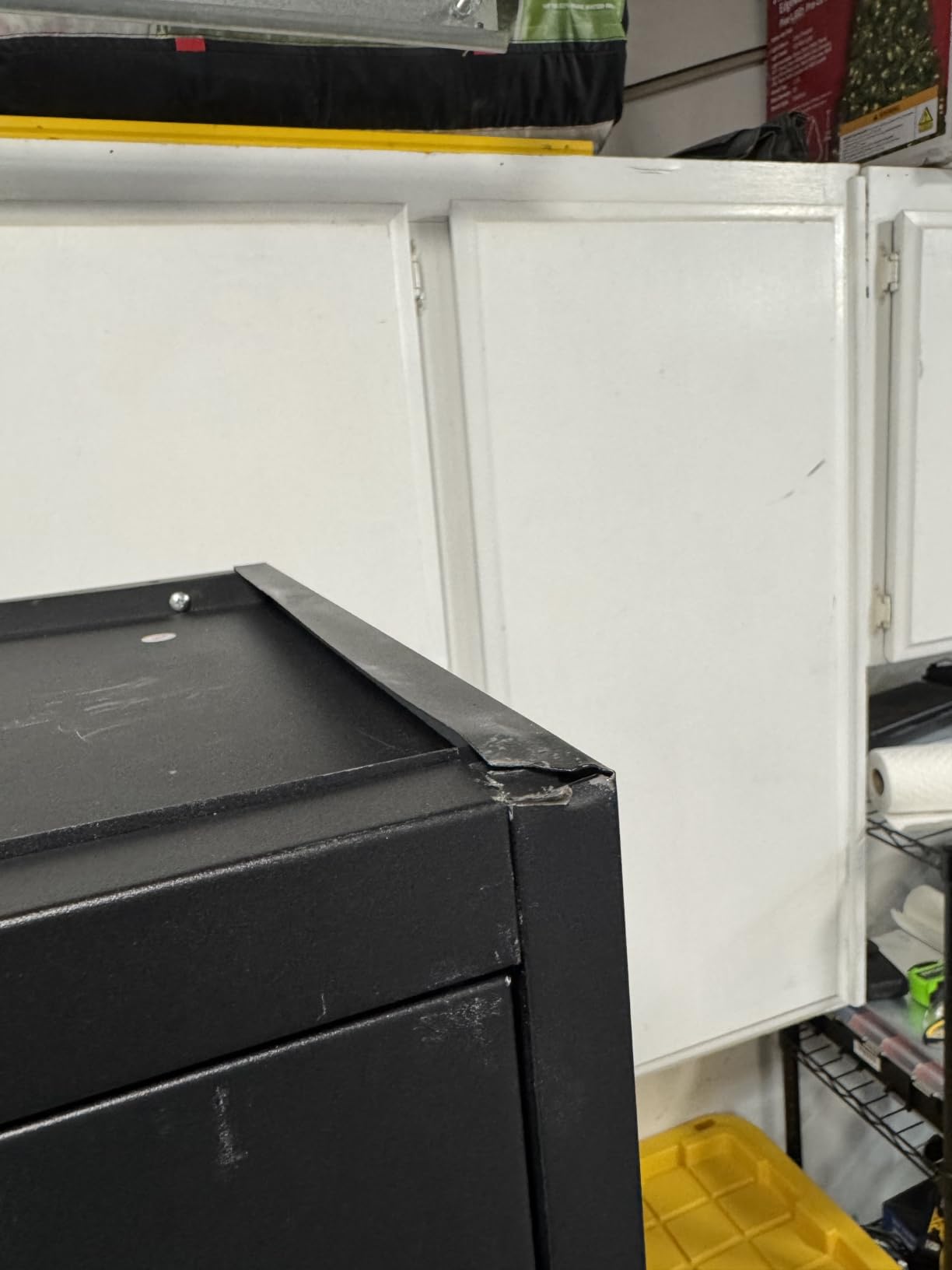 Yizosh Metal Garage Storage Cabinet with Locking Doors and Adjustable Shelves, 71