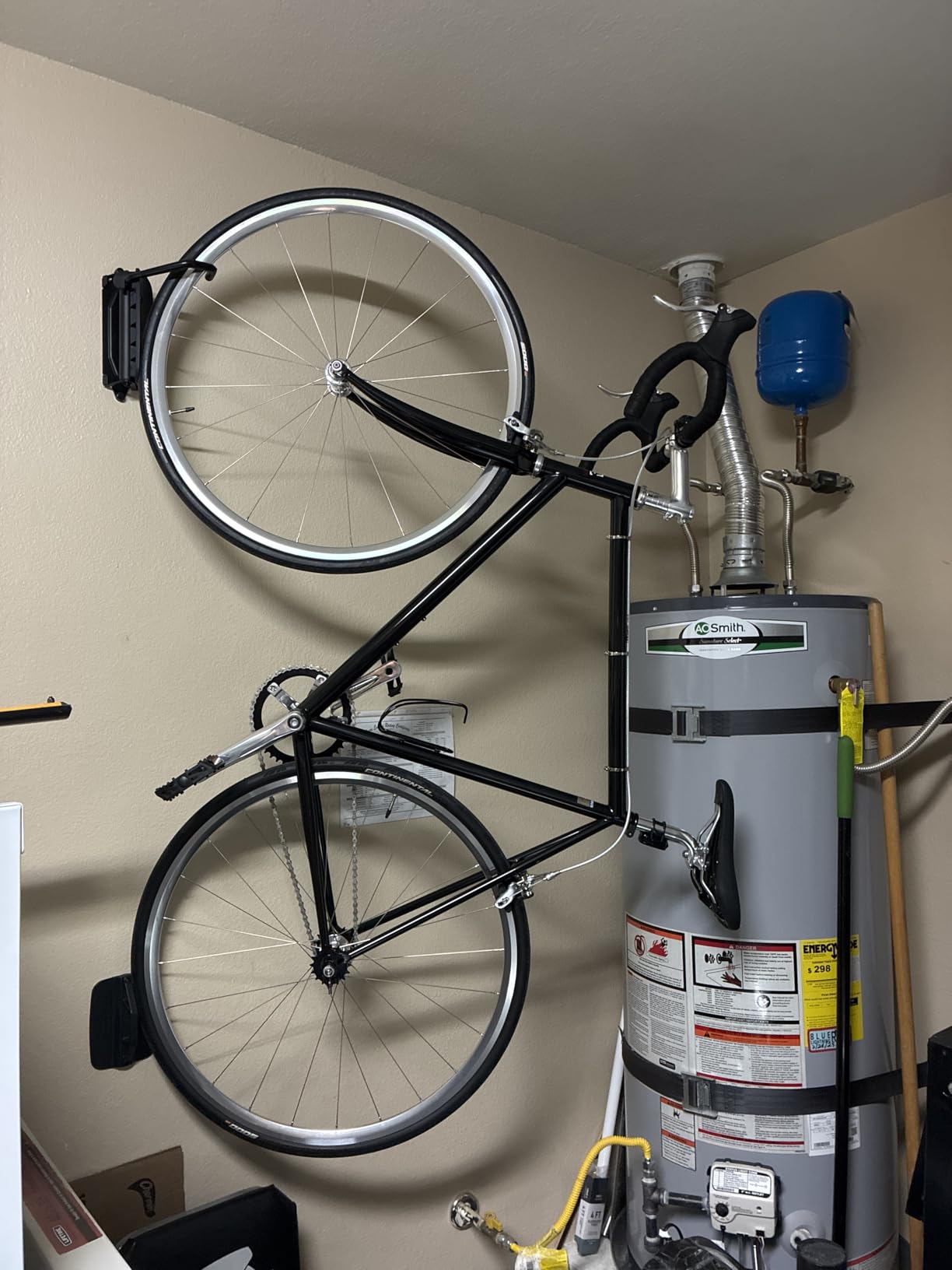 monTEK Swivel Bike Wall Mount, 2 Pack - Heavy-duty Vertical Wall Bike Storage Rack Swivels 150° customer photo 2