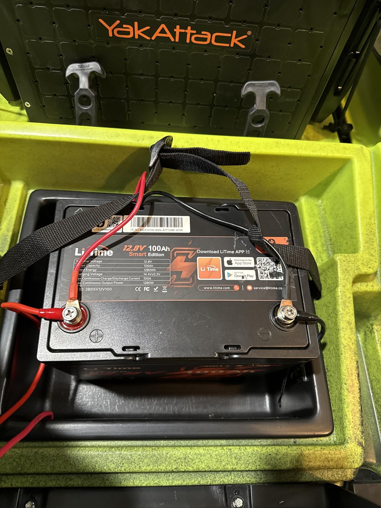 Litime 12v 100Ah RV LiFePO4 Lithium Battery for Van, Marine, Off-Grid customer photo 1