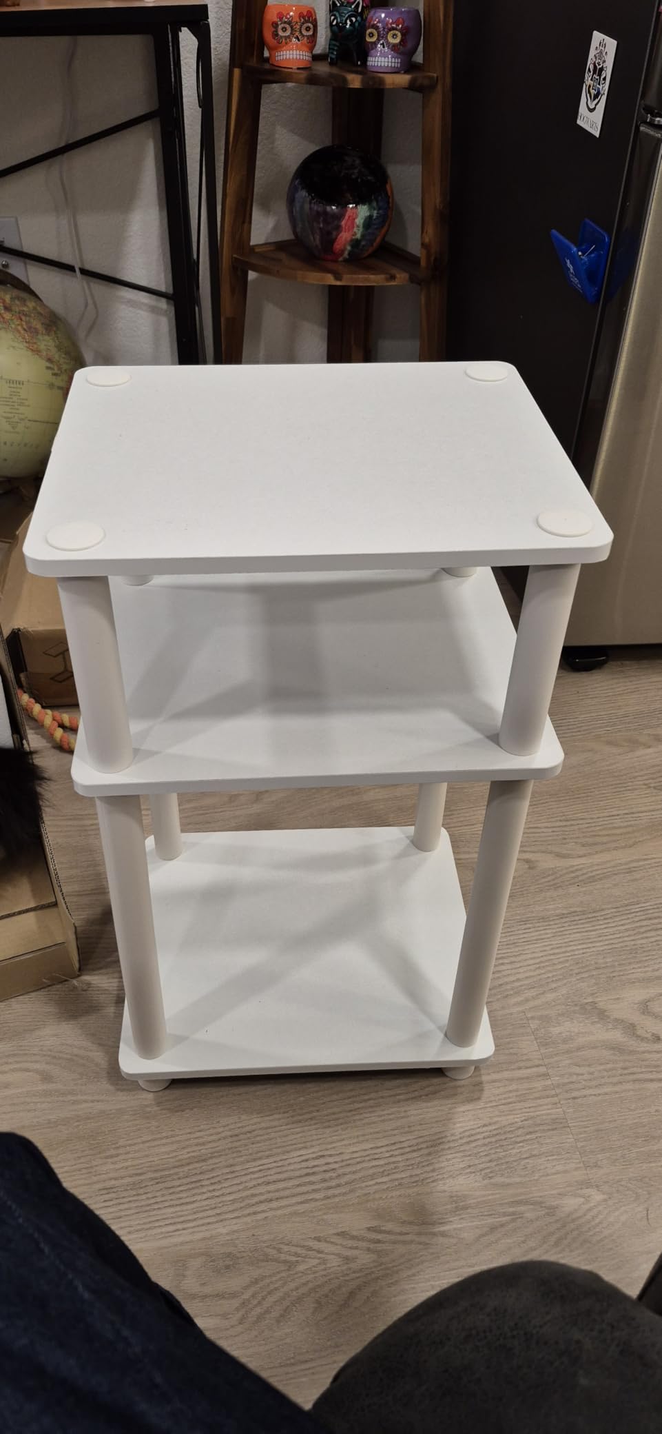 Furinno JUST Toolless 3-Tier Night Stand, Open Storage, Americano customer photo 1
