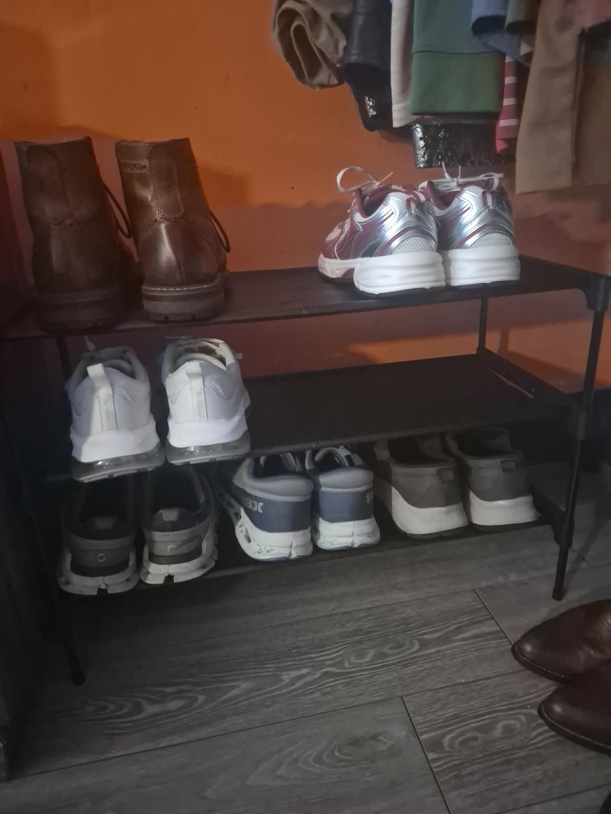 Kitsure Shoe Rack - Non-Woven Shoe Rack Shelf, 27.5