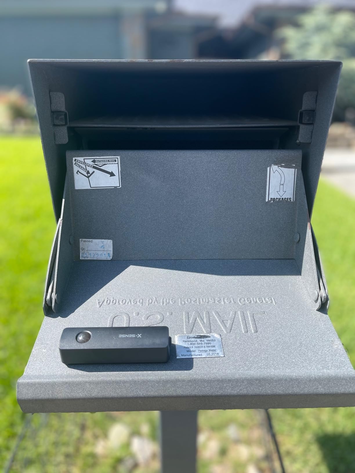X-Sense Smart Mailbox Alarm for Delivered Mail, APP Alerts | Wireless Long Range Mailbox Sensor with SBS50 Base Station, Up to 4 Years of Battery Life, SMA11 customer photo 1