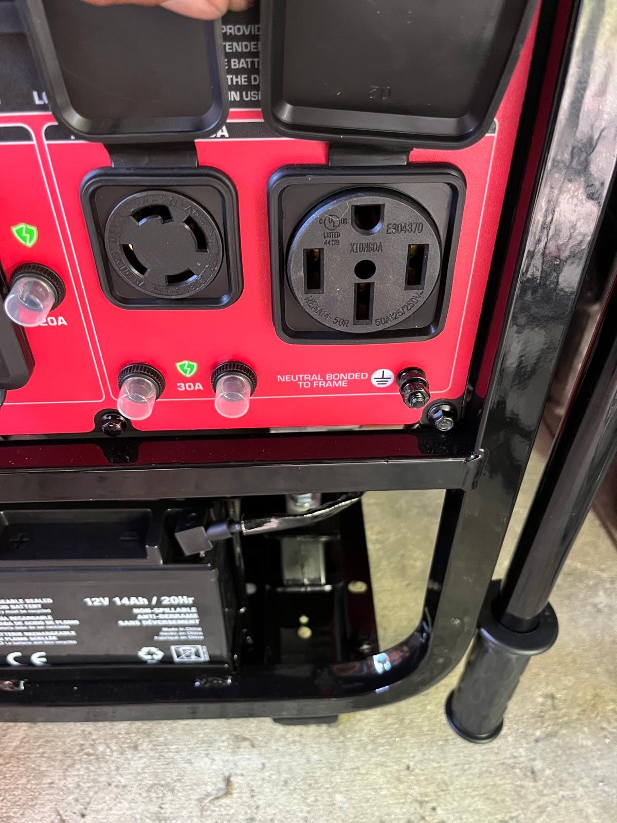 DuroStar DS13000MX 13,000-Watt 500cc Dual Fuel Portable Generator - Gas and Propane, Remote Electric Start, Whole Home Power Backup, Transfer Switch Ready, RV & Emergency Ready customer photo 2