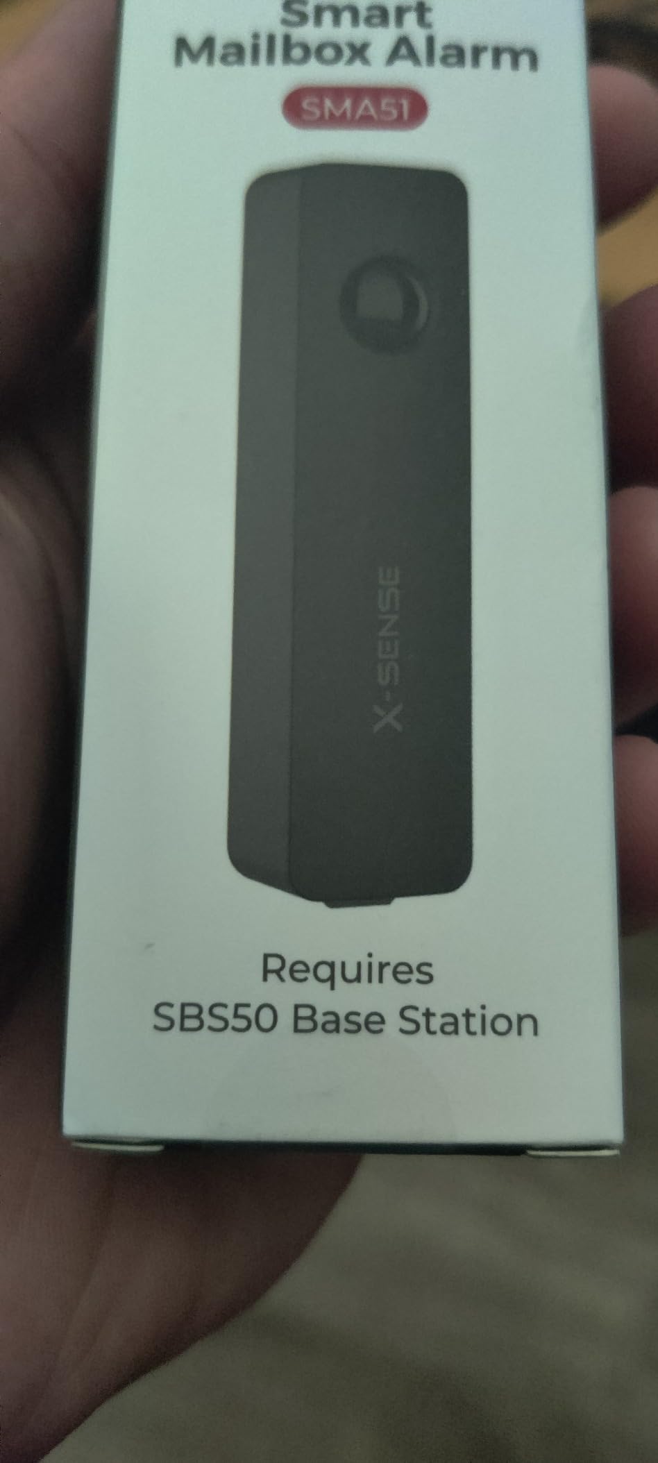 X-Sense Smart Mailbox Alarm, Requires SBS50 Base Station, Wireless Long Range Mailbox Alert, Mailbox Sensor for Delivered Mail, SMA51 customer photo 1