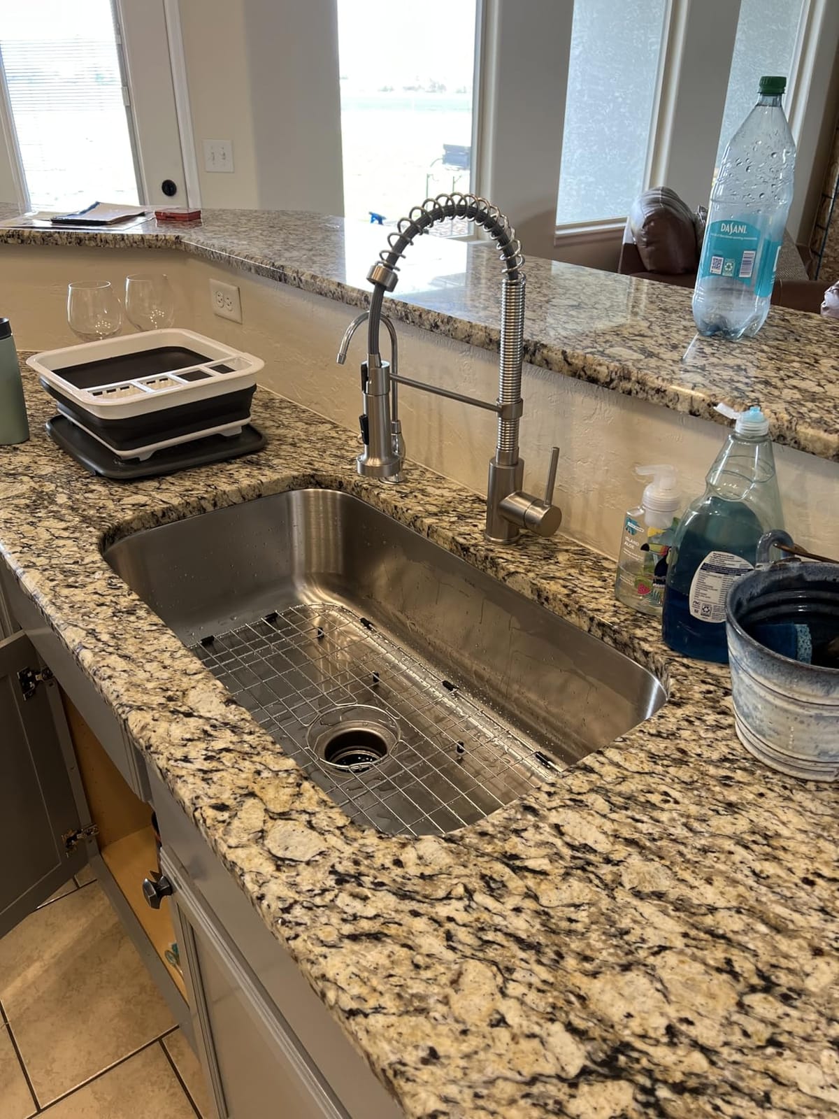 KRAUS Stainless Steel 32 in 18 Gauge Undermount Kitchen Sink KBU44 | 18-gauge T304 stainless steel, rear-set drain, rounded corners for easy cleaning, NoiseDefend soundproofing customer photo 2