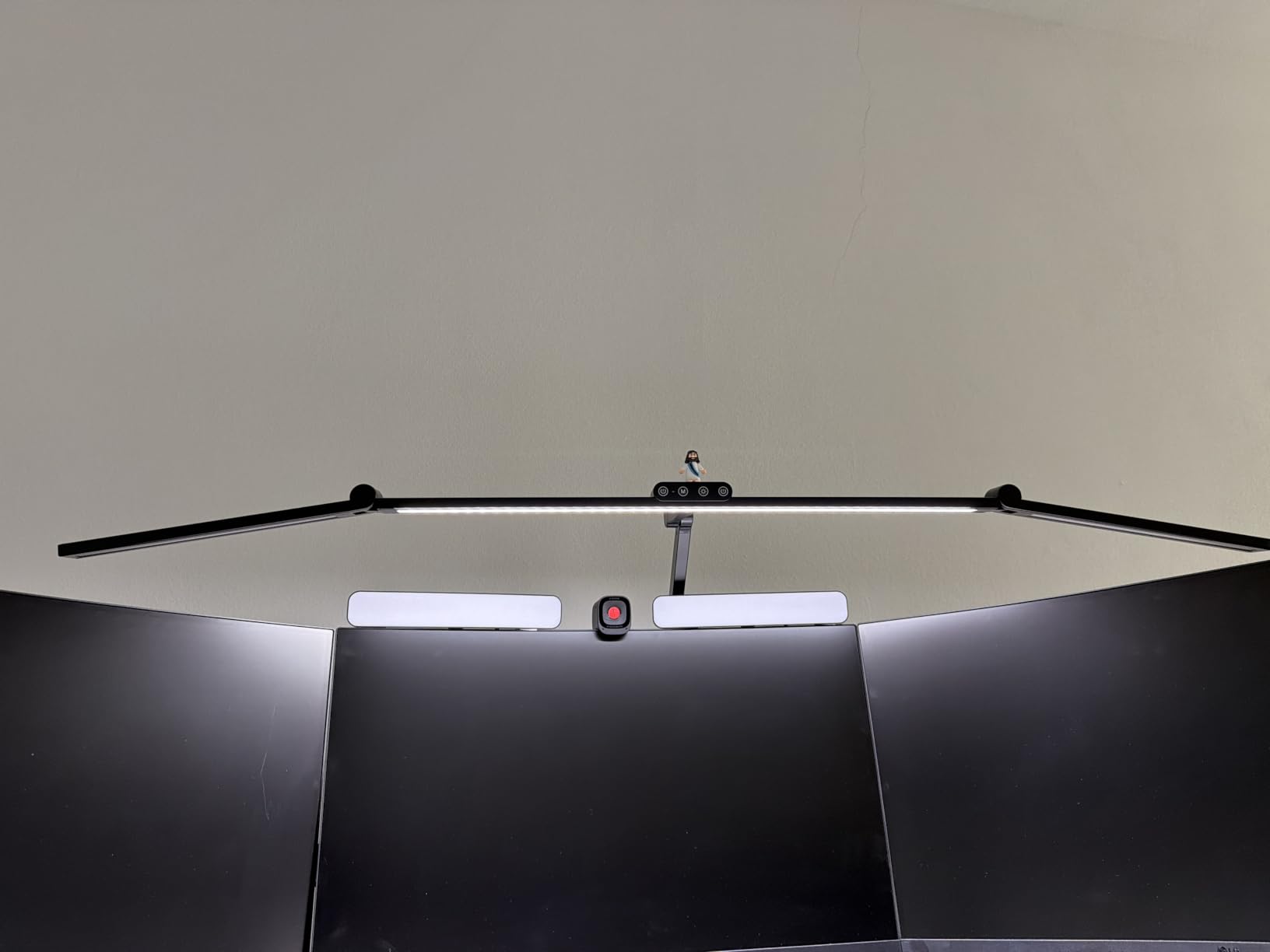 3000 Lumen Ultra Bright Architect Desk Lamp with Clamp, 36W Tall Overhead Led Desk Light for Home Office, 47Inch Long Dimmable Computer Monitor Light Bar with Remote for Table Desktop Drafting customer photo 2