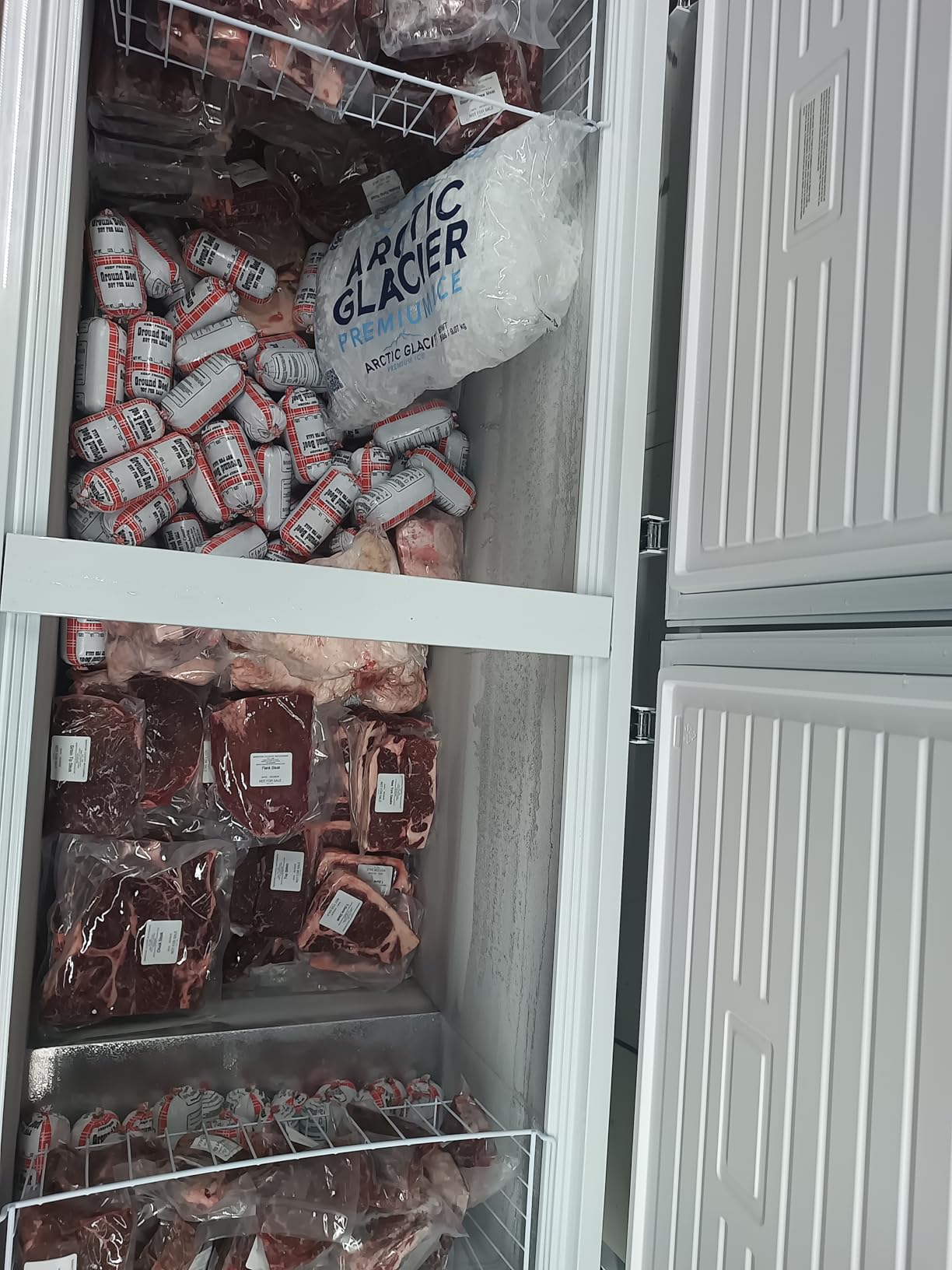 Hamilton Beach 25 Cu. Ft. Garage Ready Chest Freezer, White Deep Freezer, Adjustable Thermostat customer photo 1