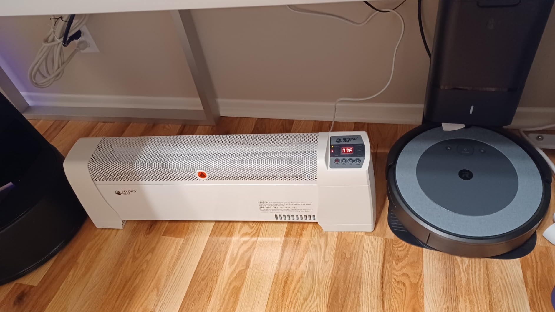 BEYOND HEAT Electric Baseboard Space Heater 1500W with Digital Thermostat, Convection Heater customer photo 1