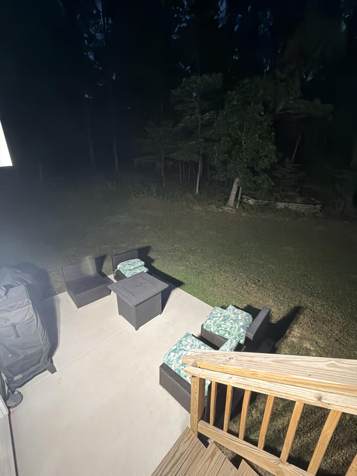 LUTEC 80W 9000LM Security Light Hardwire Motion Sensor Outdoor Lights | 4 Head, 180° Motion Sensor, 5000K Daylight, IP65 Waterproof, Motion Detected Flood Lights for Outside, Garage, Yard (Black) customer photo 1