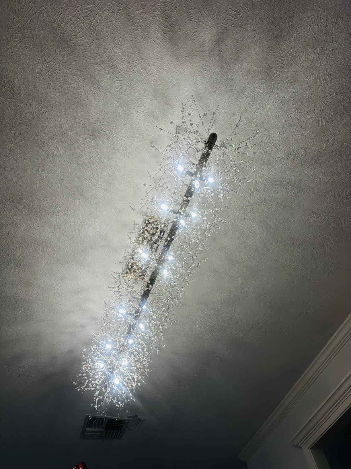 Modern Tree Branch Crystal Chandelier Luxury Gold Crystal Pendant Lighting 18