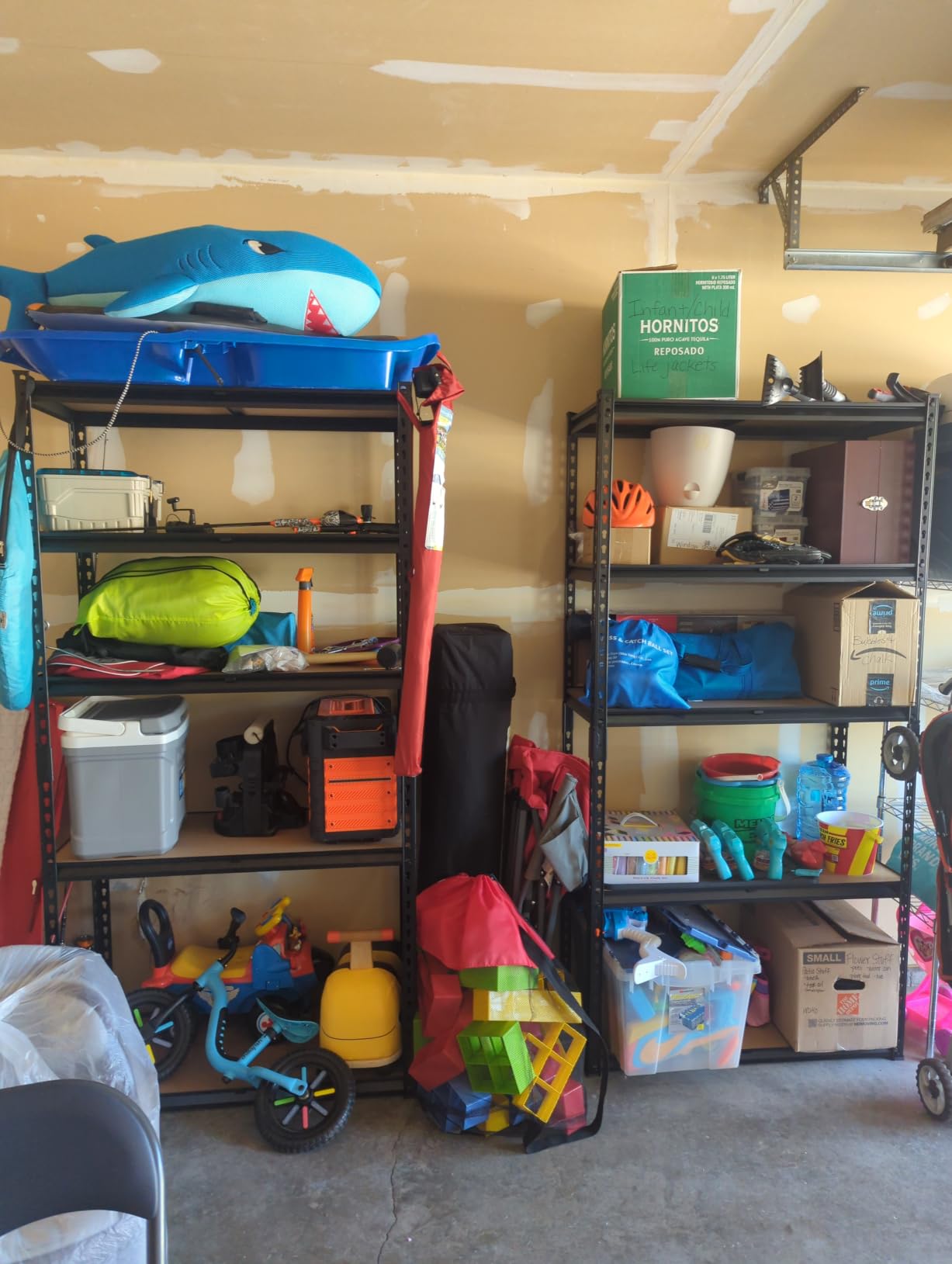 REIBII 2 Pack Garage Shelving, 2400LBS Each,Heavy Duty Storage Shelves customer photo 2