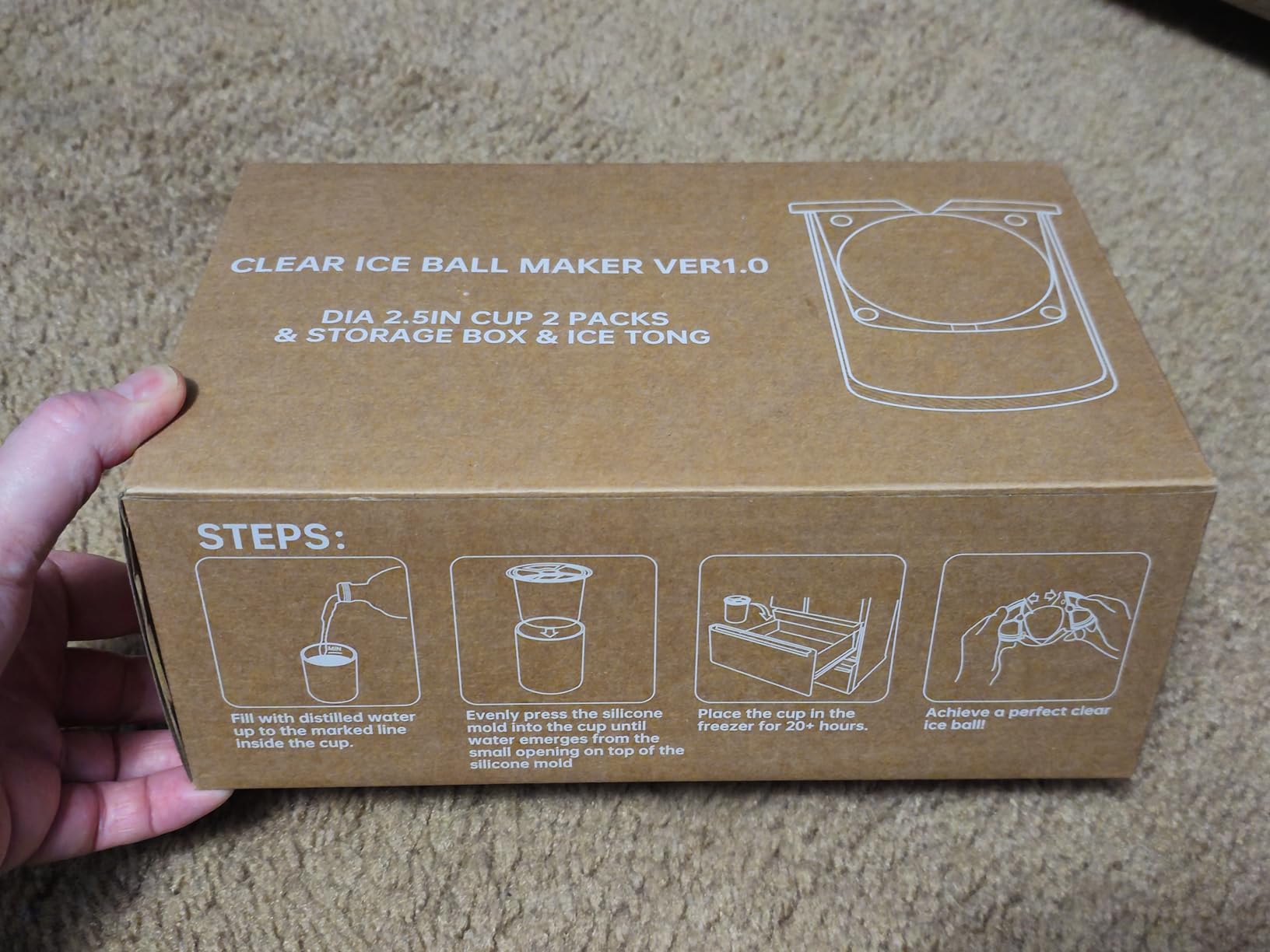 Clear Ice Ball Maker, 2.5