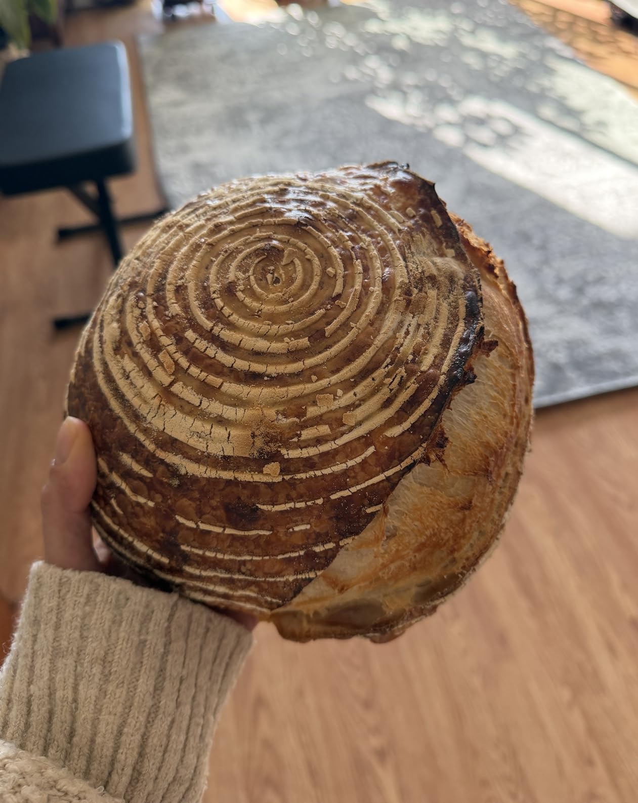 Brod & Taylor Ultralight Baking Shell for Sourdough Bread (Boule) - No Preheating Needed for Crispy Crust and Even Baking customer photo 2