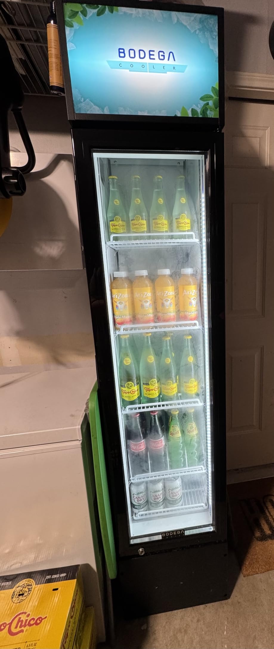 BODEGACOOLER Commercial Refrigerator, 27.02Cu.Ft Glass Door Beverage Cooler customer photo 1