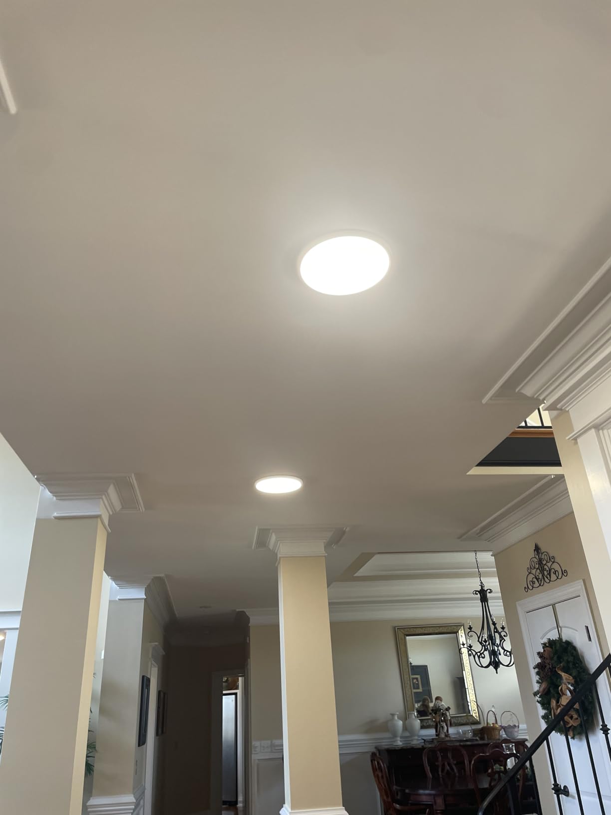 Brightever 12 Inch LED Flush Mount Ceiling Light Fixture, Dimmable, 3200LM | 24W 2700K/3000K/4000K/5000K/6500K Selectable, 0.67