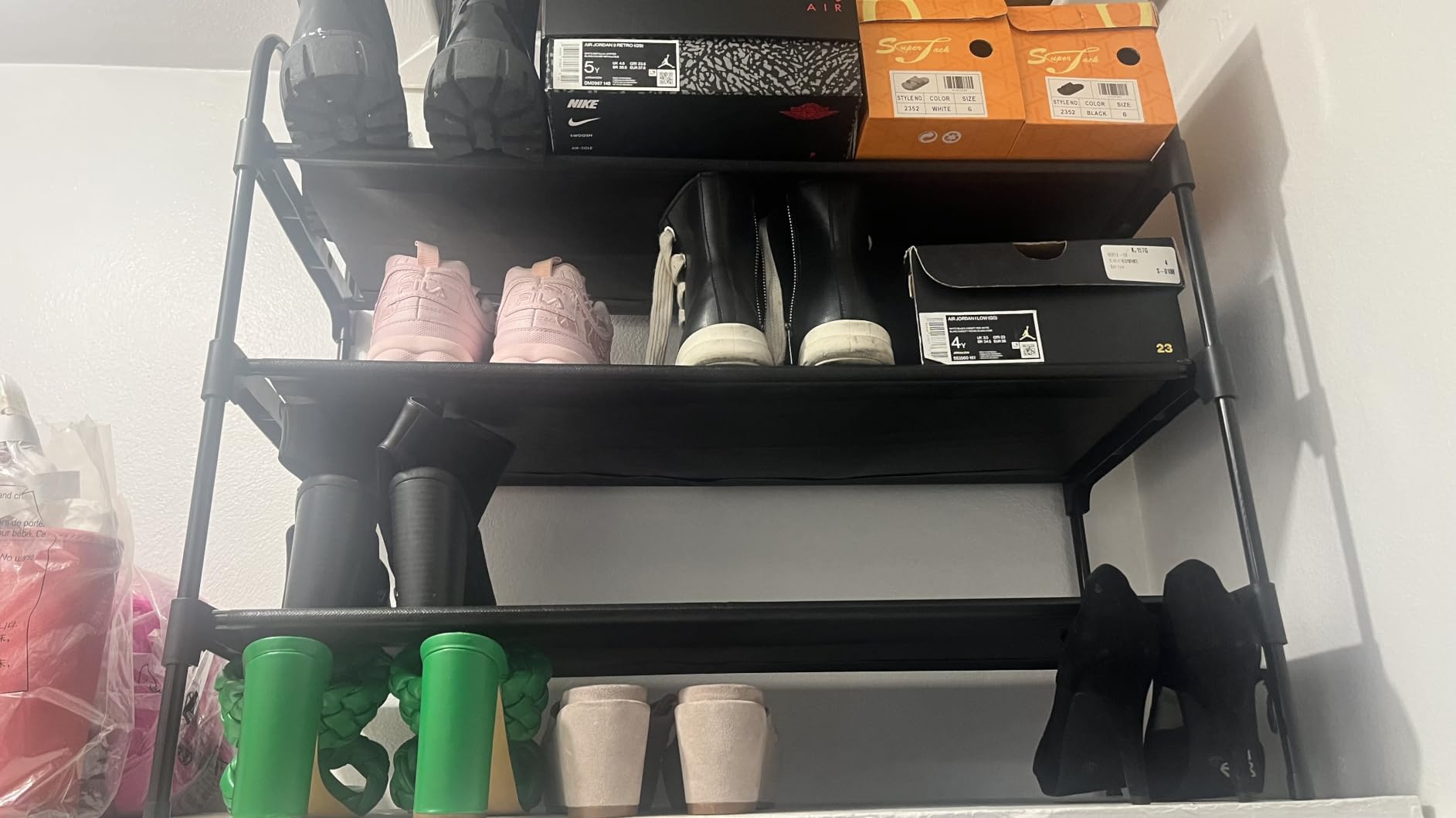 Kitsure Shoe Rack for Closet, Shoe Storage, 27.6