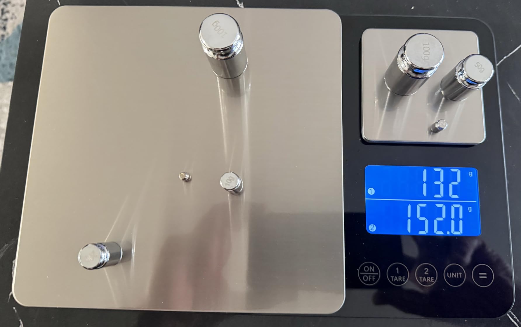 KUAIVO 0.001oz/33lbs Dual Platform Food Kitchen Scales Digital Weight Grams and Ounces, Two Precisions Kitchen Scale for Sourdough Bread, Baking and Cooking with 7 Units Tare, Accumulation Functions customer photo 2
