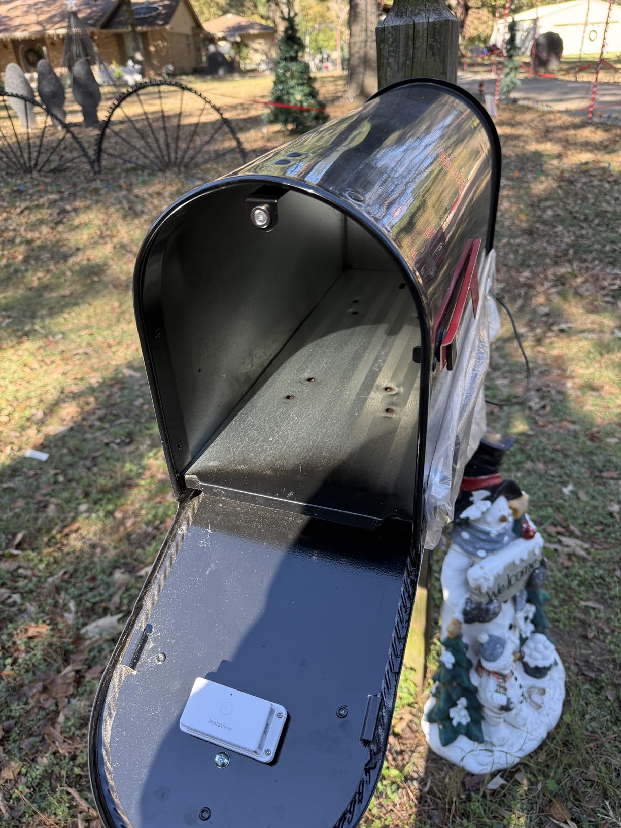 Wireless Mailbox Alert System with Sensors and Receiver, Mailbox Alarm for Delivered Mail, Mail Chime with Phone App Notification, 1K ft Long-range Mail Arrival Indicator Device customer photo 1