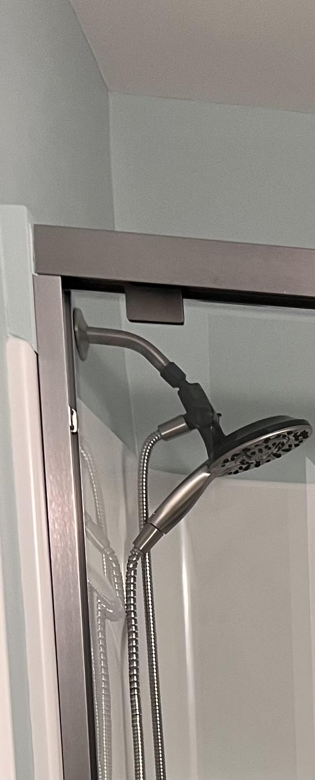KPUY Double Sliding Glass Shower Door 55-60