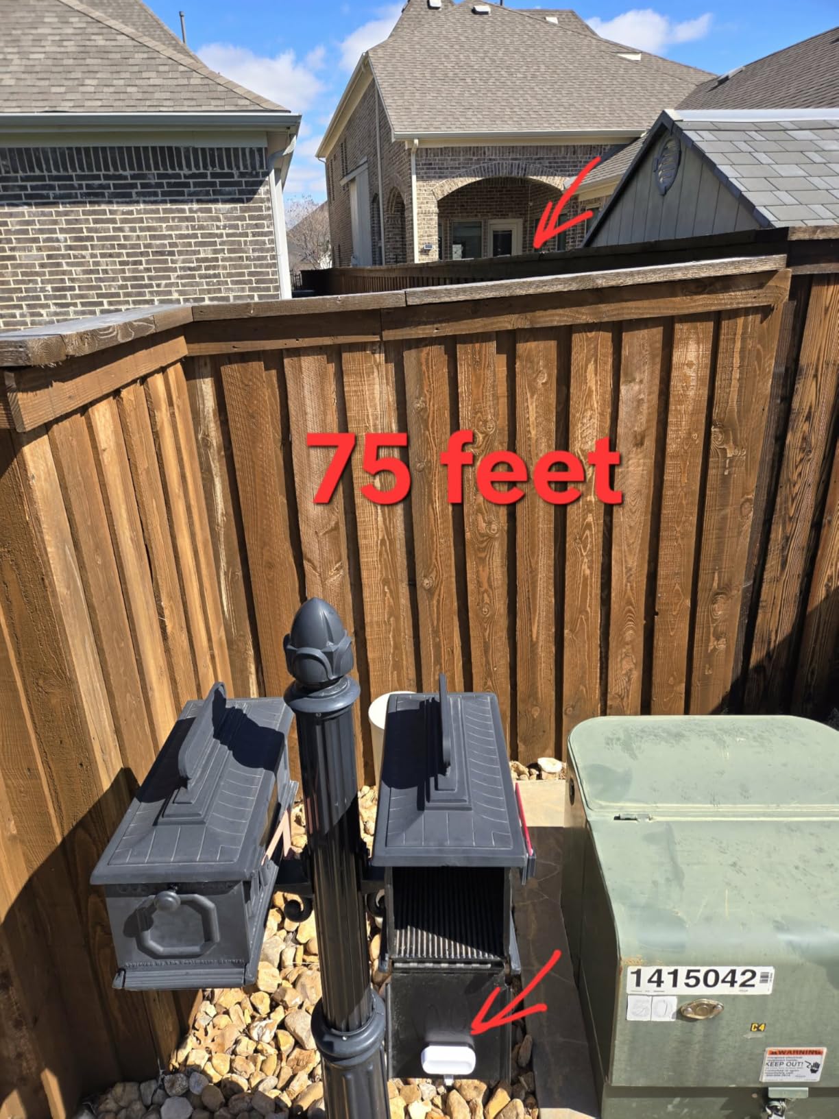 Mailbox Alarm Mail Chime Notification System | Mail Alarm 600 ft Long Range Wireless Mailbox Alert with LED Light Flashing and Sound Reminders customer photo 1