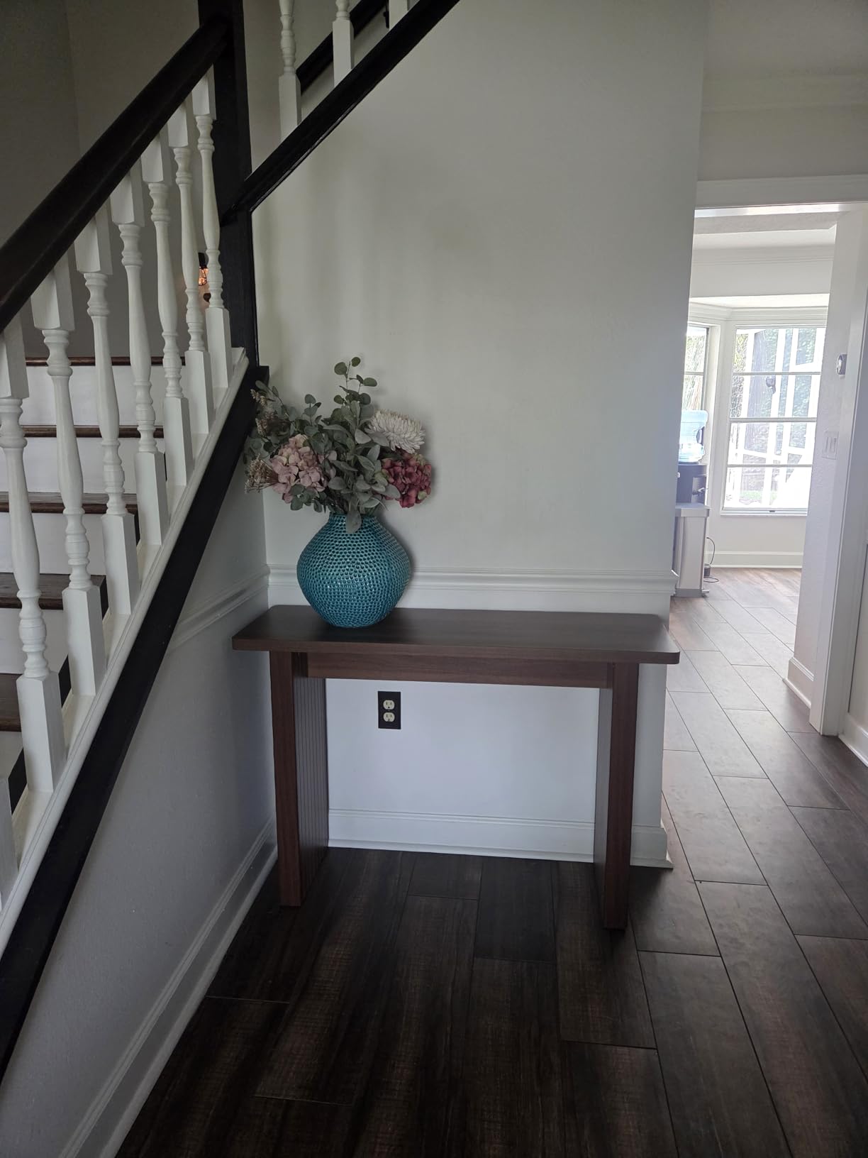 AVZEAR Mid Century Narrow Entryway Console Table, 43.3