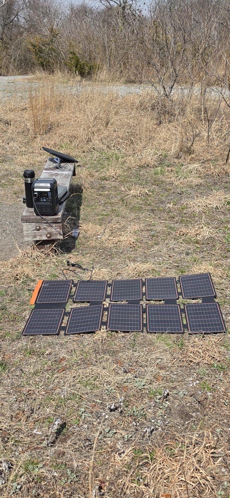 FlexSolar 100W Foldable Portable Solar Panel Charger IP67 Waterproof | with PD3.0 USB-C, QC3.0 USB-A & DC Ports; Emergency Power for Power Station, Phones, Power Banks Camping Outdoor Use customer photo 2