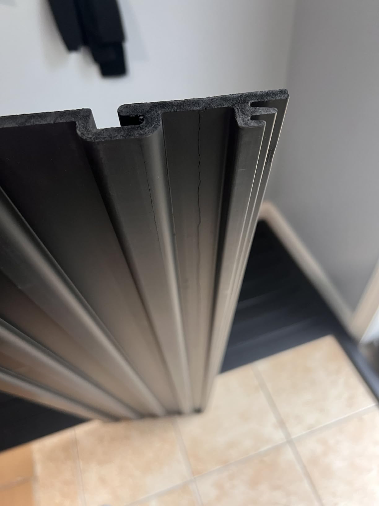 VEVOR Slat Wall Paneling, 8 x 4 ft, PVC Garage Slatwall without Accessories, Black Slat Wall Easy-to-Install Adjustable Slatwall Panel with Coupling Structure & DIY Cutting, Fits for Storage & Display customer photo 2