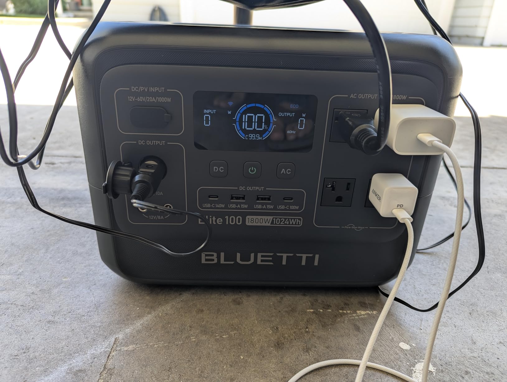 BLUETTI Elite 100 V2 Portable Power Station for Camping 1024Wh 1800W | 3600W Surge, 35% Smaller, 70 Min Fast Charging, 10ms UPS, LiFePO4 Battery Solar Generator for Home Backup, Emergency, Outdoor customer photo 2