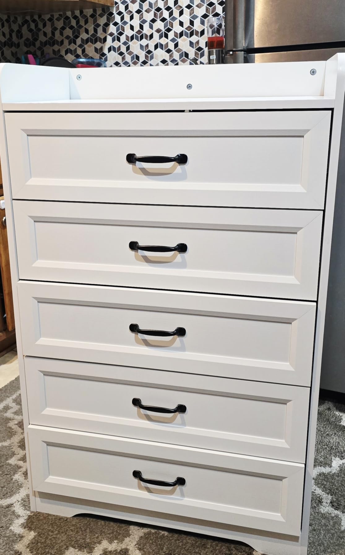 Gizoon 5 Drawers Dresser, 44.3
