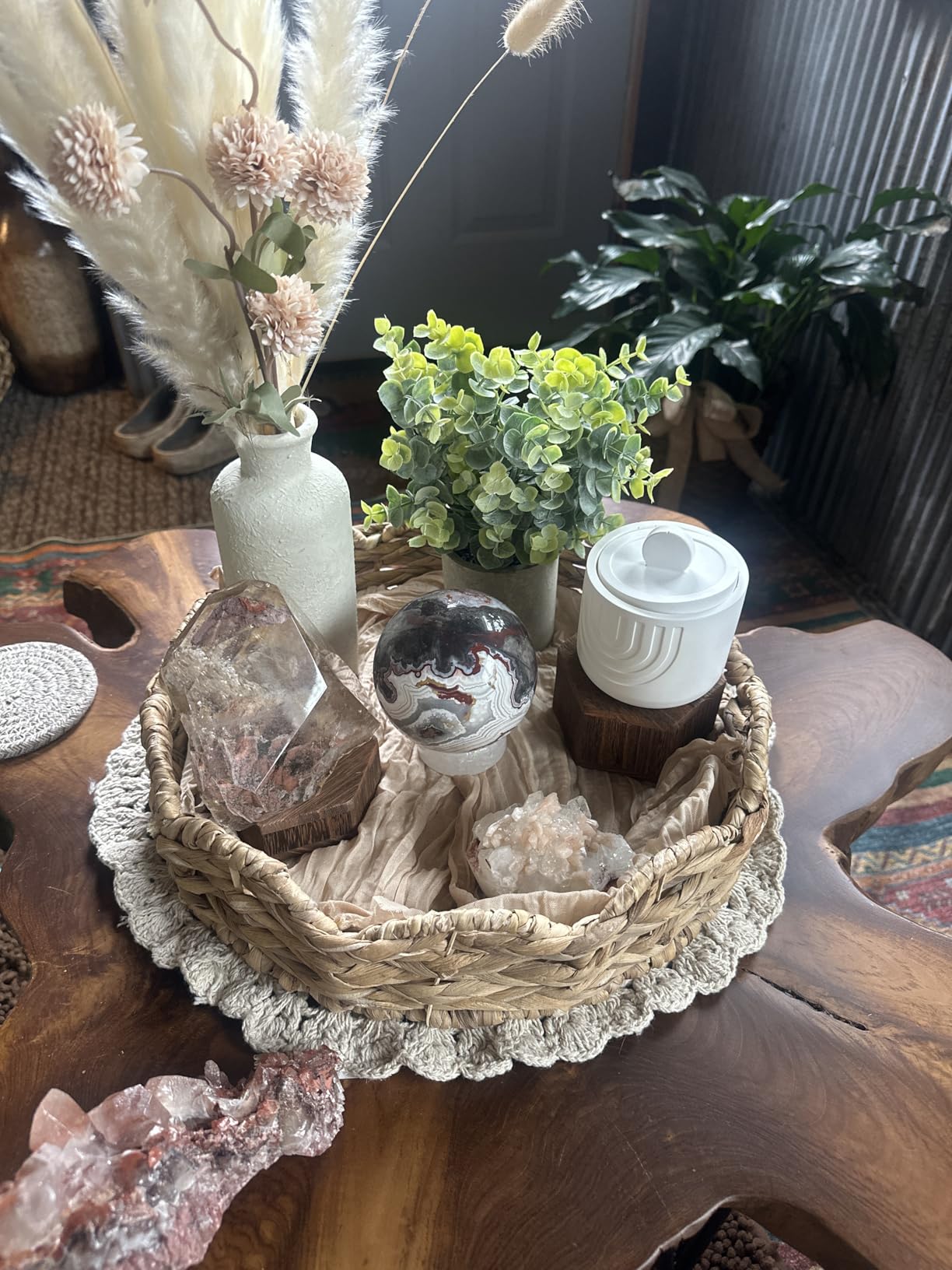 Velener 2 Pcs Small Fake Plants Eucalyptus, Artificial Plants Indoor for Shelf, Potted Eucalyptus Plants for Home/Bathroom/Pottery Barn/Desk/Farmhouse/Coffee Table Decor (Sage Green) customer photo 2