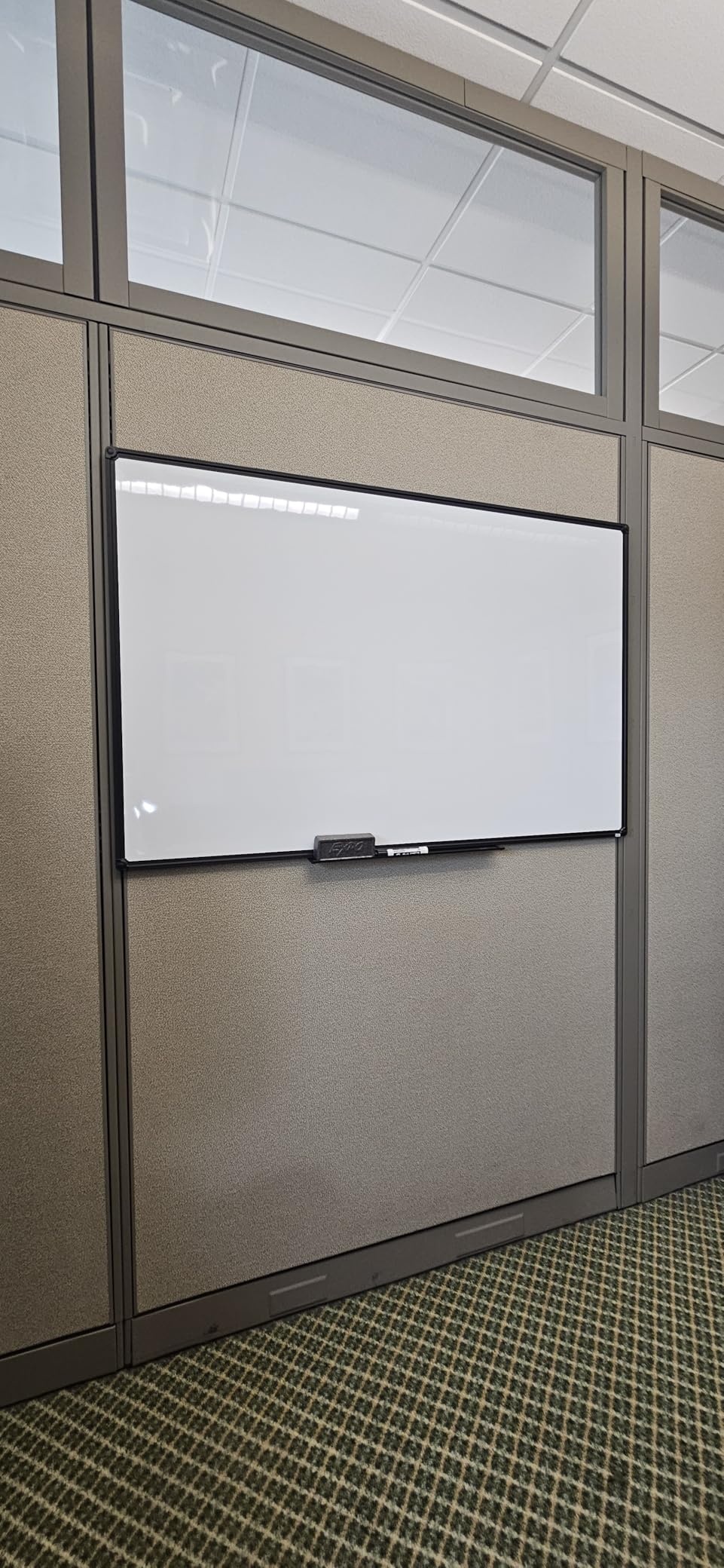 JILoffice Magnetic Whiteboard, Dry Erase Board 48 x 31 Inch | Black Aluminum Frame Wall Mounted Board for Office Home and School customer photo 2