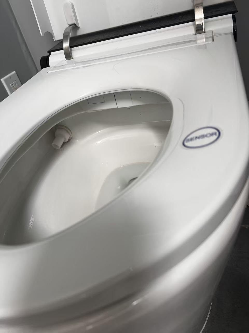 Casta Diva Smart Toilet With Bidet Built In Auto Open Close Lid CD-K030PRO | 1000g MaP Flush, Heated Comfort Seat & Foam Dispenser, Foot Sensor, Bidet Toilet with Tank, Quiet Flush, Warm Water, Dryer customer photo 1
