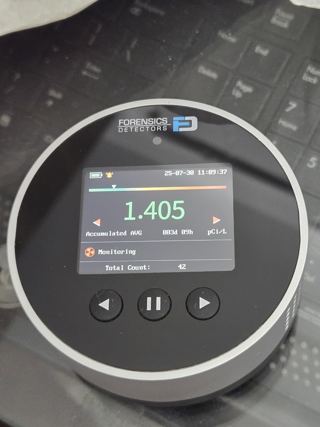Radon Detector by Forensics | Home Use | Upgraded 20-Year Sensor Life | Version 2.0 customer photo 1