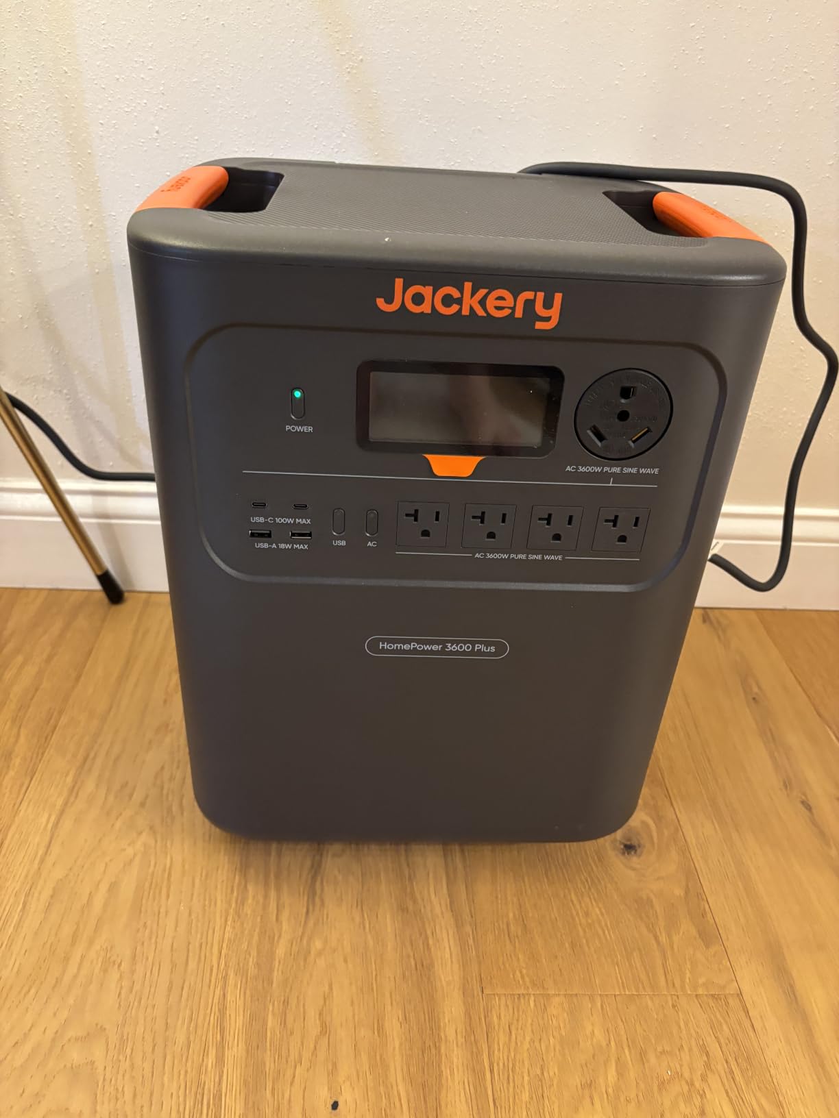 Jackery HomePower 3600 Plus Portable Power Station, 3600W AC Output, 3584Wh LFP Solar Generator, Expandable up to 21kWh, Essential Home Backup for Home Use, Emergencies, RV customer photo 2