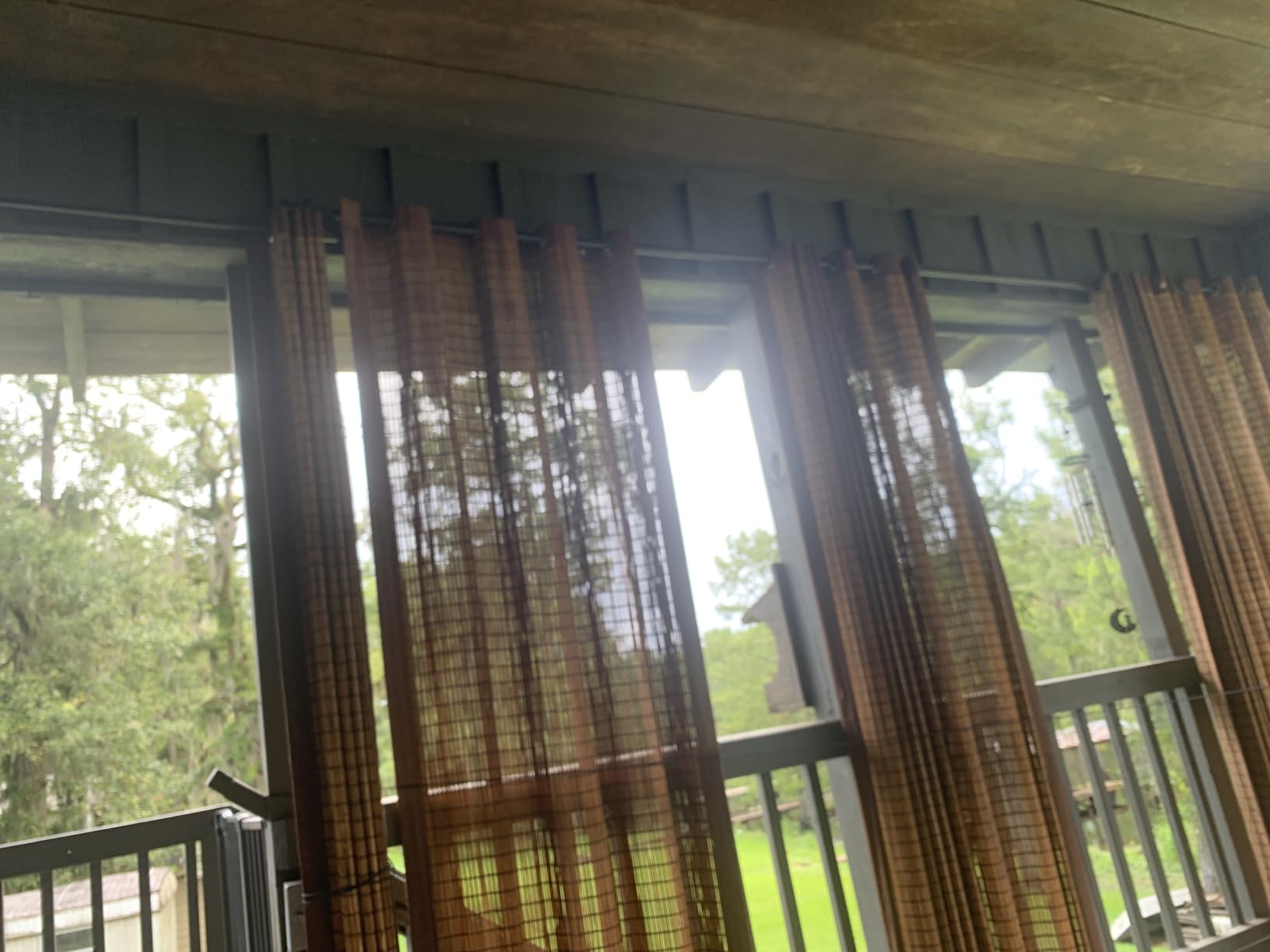 YaFex Curtain Rods 32-118 Inch, Heavy Duty 1 Inch Adjustable Curtain Rod for Windows, Gold Long Window Treatment Rods, Modern Design, Easy Installation customer photo 2